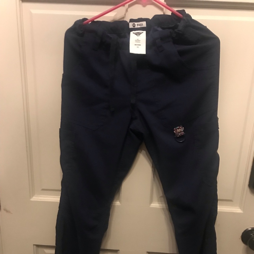 Navy Blue Koi scrub pants.